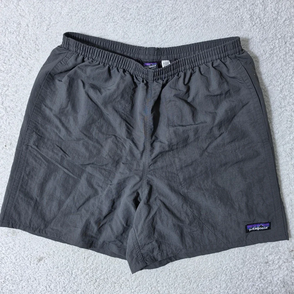 Patagonia Baggies Mens S Shorts Forge Grey Nylon 5